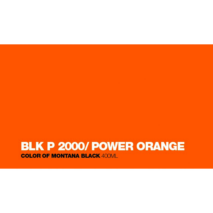 Black 400ml - BLKP2000 Power Orange 