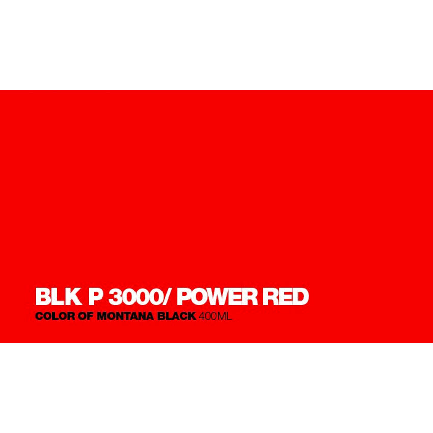 Black 400ml - BLKP3000 Power Red 