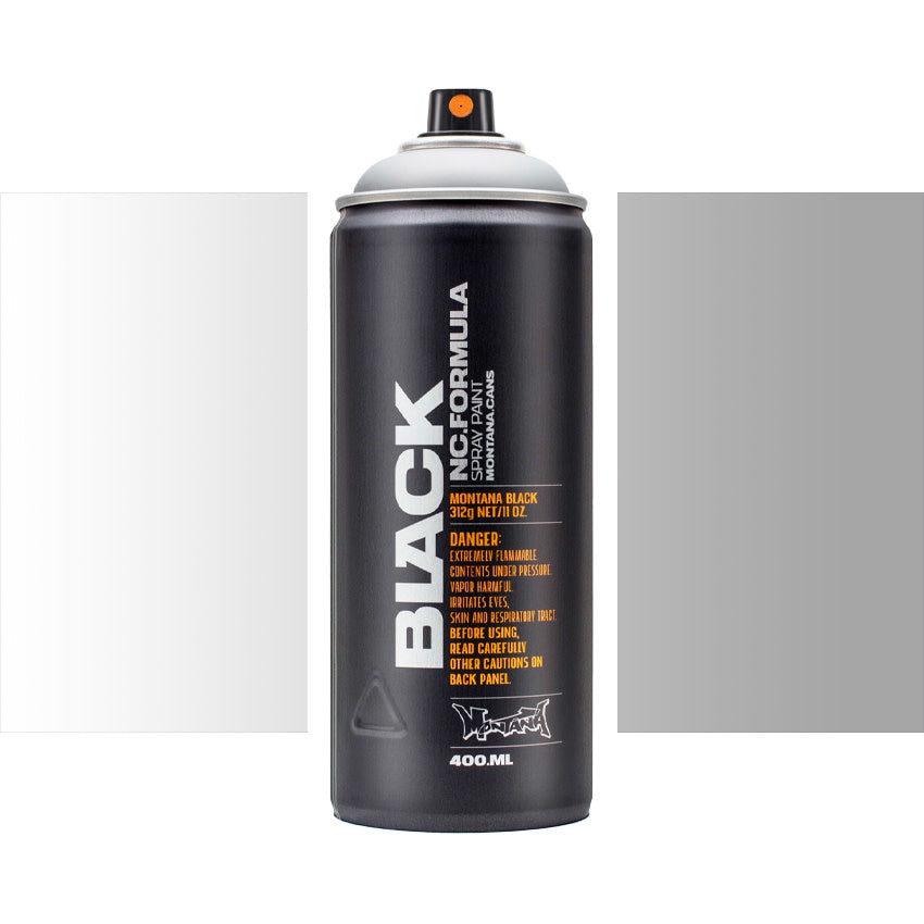 Black 400ml - Outline Silver 