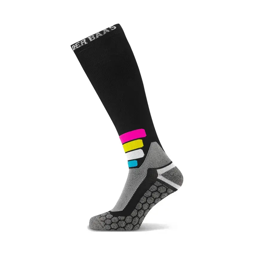 Tech Ski Socks Compress Merino Pro - Black 35-38