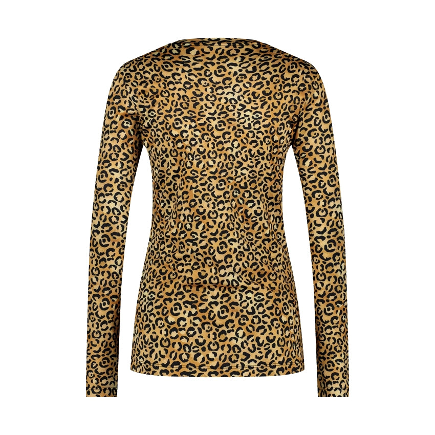 Women Thermo Shirt Animal - Panther Brown S