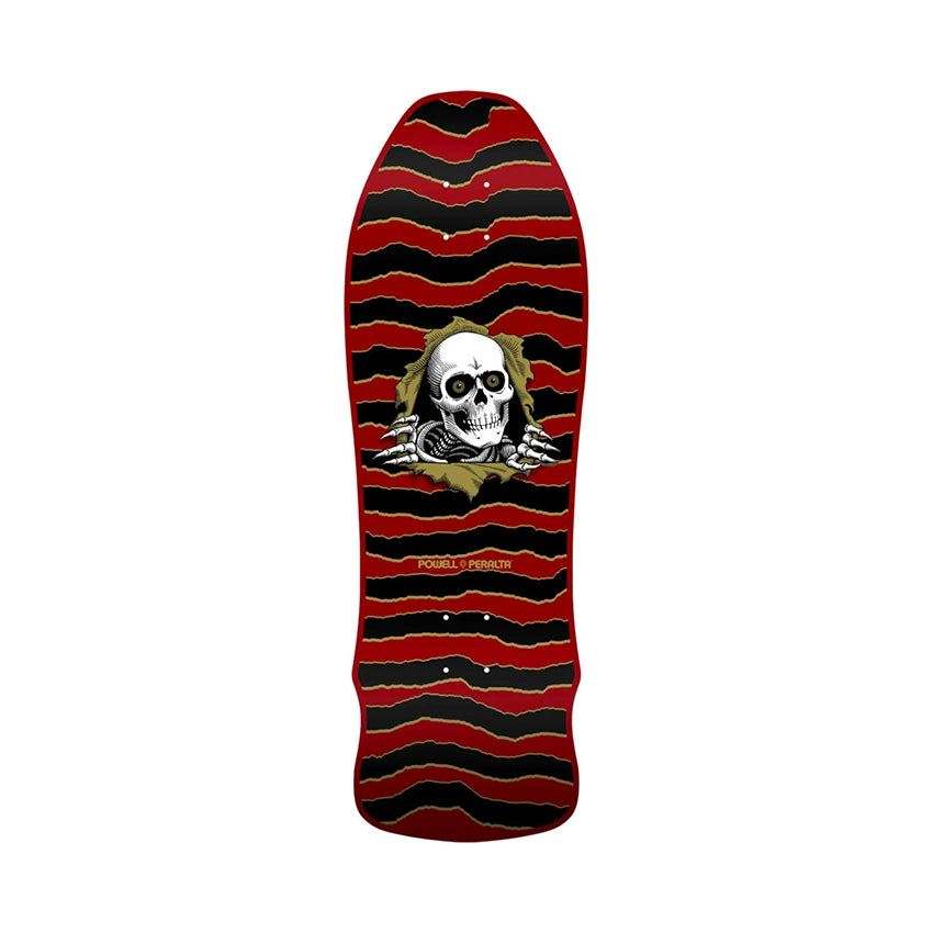 Geegah Ripper 9.75" Skateboard Deck - Maroon Shape 179