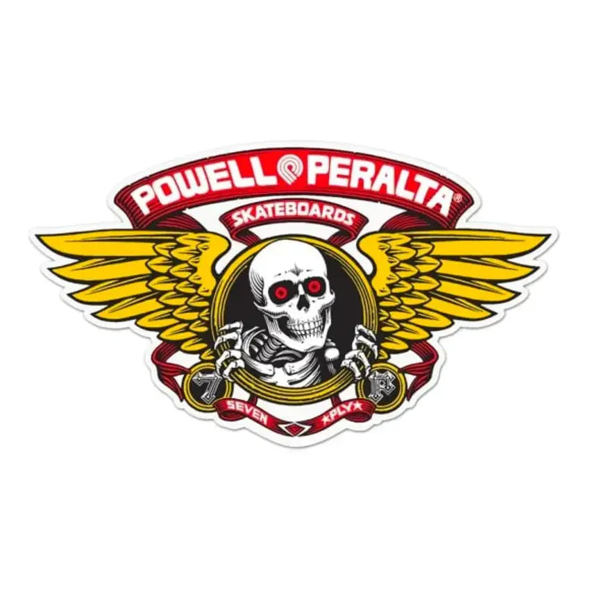 Winged Ripper Sticker - 5 inch - Red