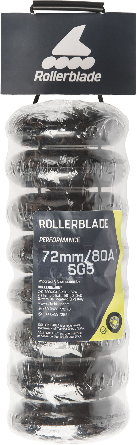 Neutral 72mm Inline Wielen (8-pack) inclusief lagers