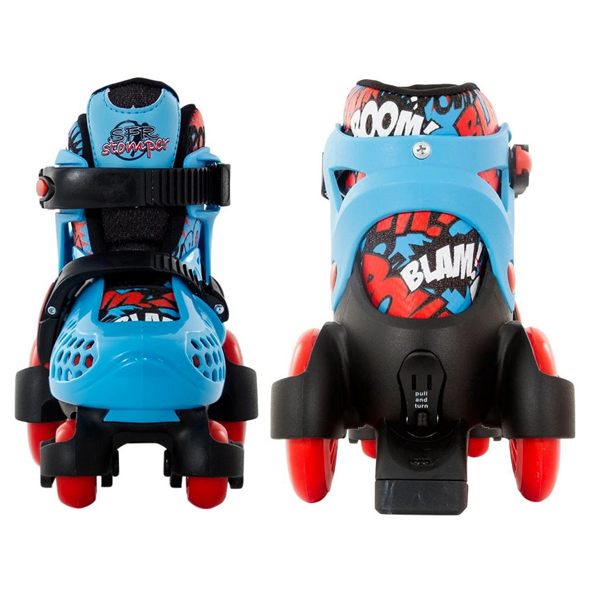 Stomper Adjustable Quad Skates - Blue/Black