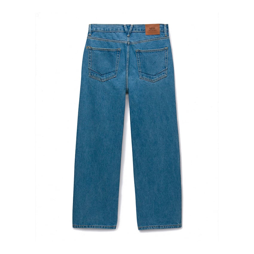 Covina 5 Pocket Baggy Denim Jeans - Stone Wash