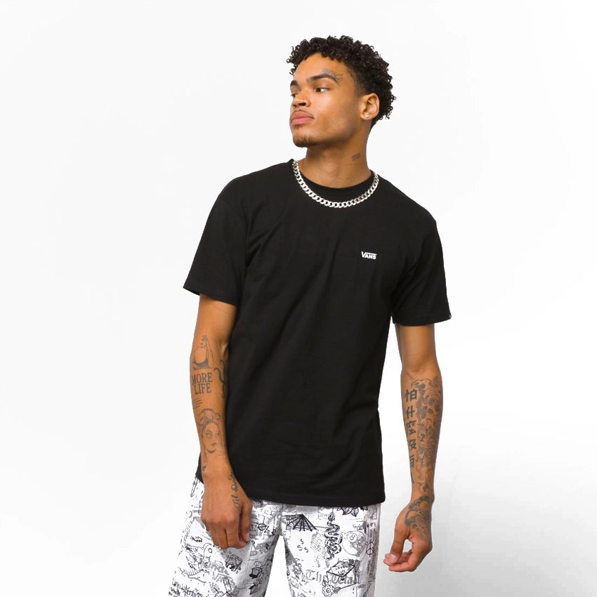 Left Chest Logo T-Shirt - Black/White