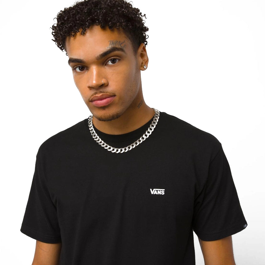 Left Chest Logo T-Shirt - Black/White