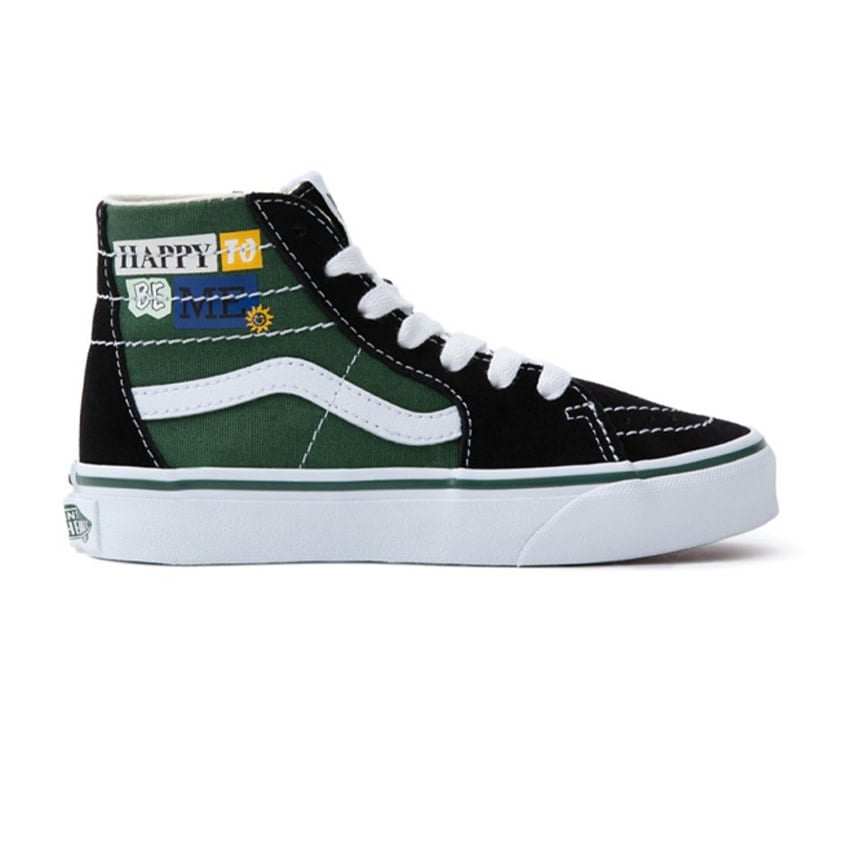 Youth Sk8-Hi Tapered Happy to Be - Black/Multi