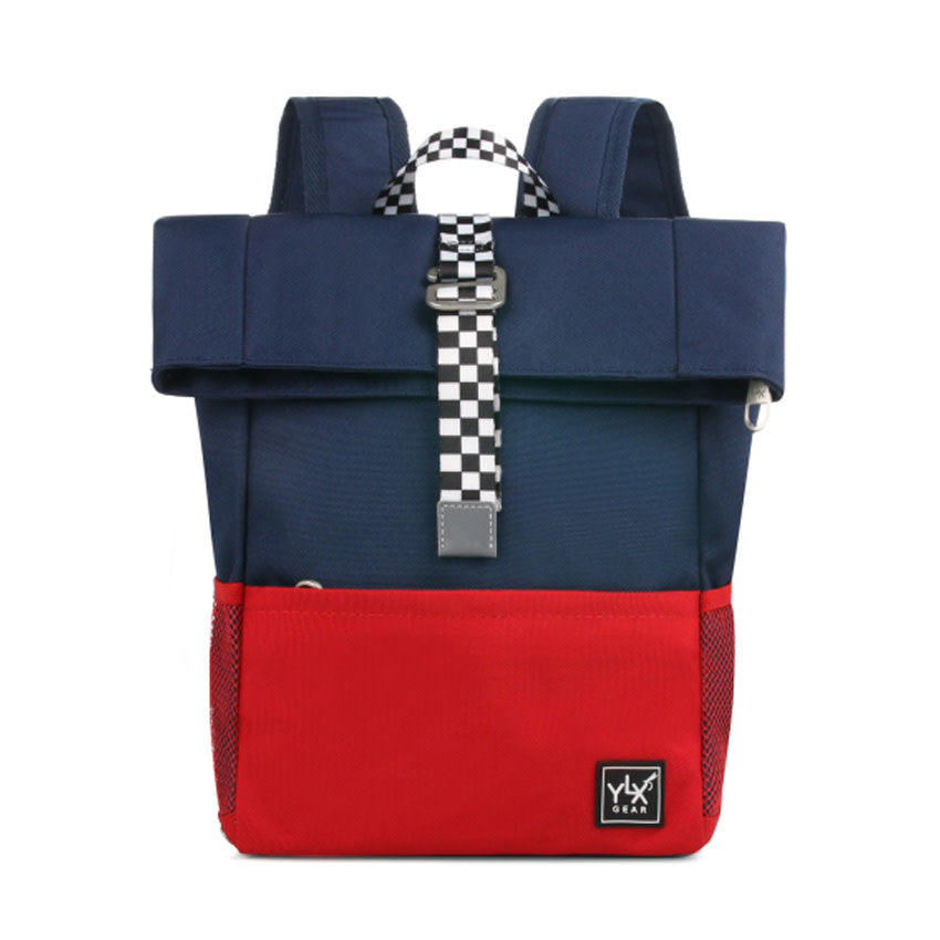 Original Backpack - Navy Blue and Brick